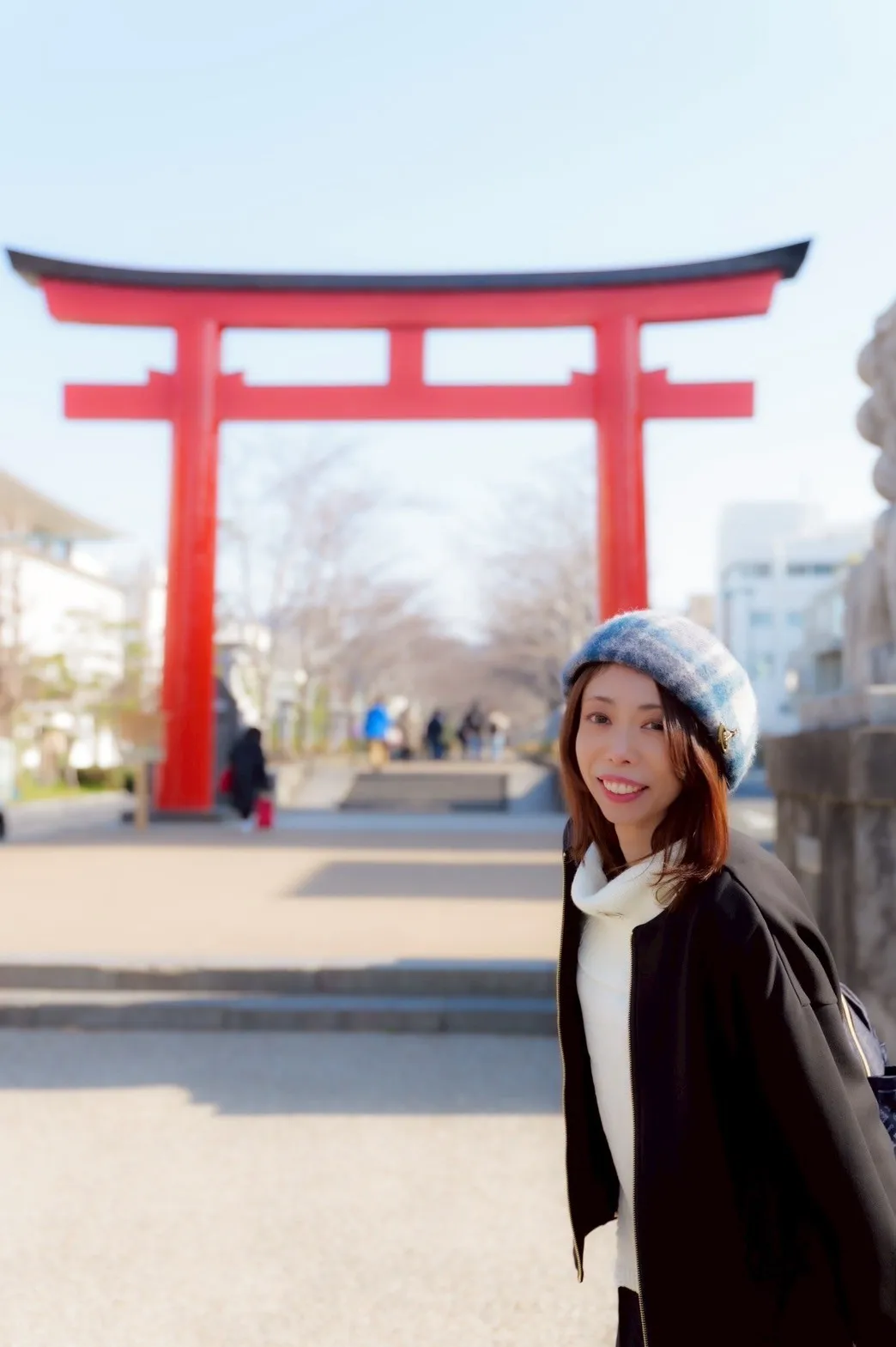 鳥居の前の空也999